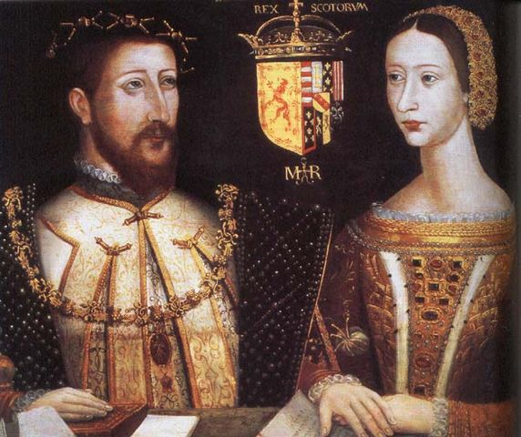 Король Шотландии Яков V и Мария де Гиз