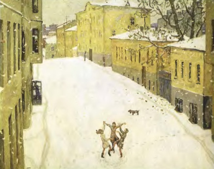 картина Попова Первый снег