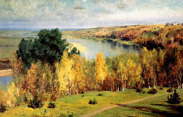 , по картине Поленова «Золотая осень» 1