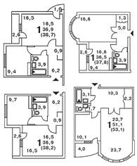 Примеры планировочного решения квартир 2