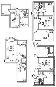 Примеры планировочного решения квартир 4
