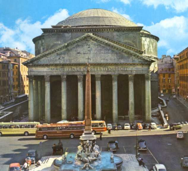 Образец древнеримской архитектуры Пантеон 1