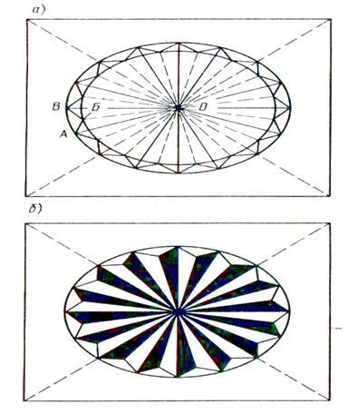Резьба трехгранных выемок с углублением в центре 1