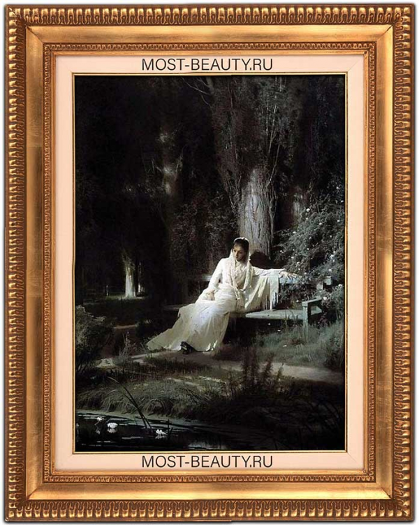 Лучшие картины Крамского: Лунная ночь (1880)