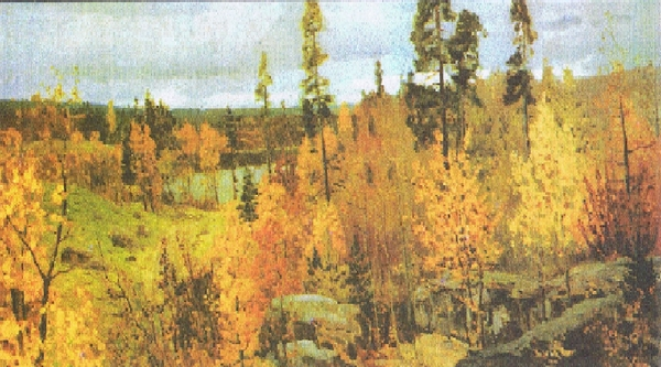 Пример сочинения по картине золотая осень в карелии 1