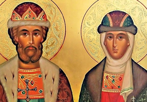 Святой благоверный князь Дмитрий Донской и Евдокия Московская