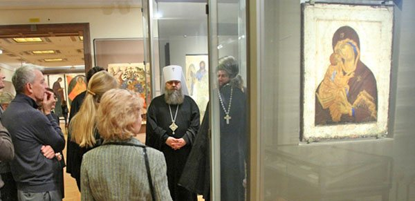 Донская икона Божьей Матери в Третьяковской галерее