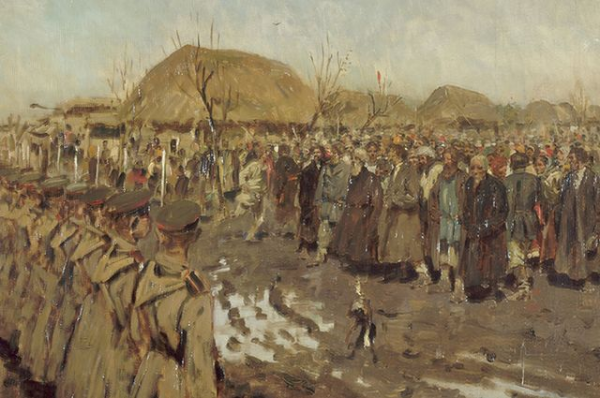 Сергей Иванов, «Восстание в деревне», 1889 год.